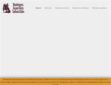 Tablet Screenshot of bodegasguerrerosebastian.com